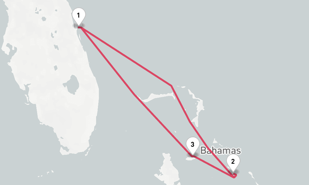 5 nights / 6 days, Port Canaveral (Orlando, Florida) Round trip