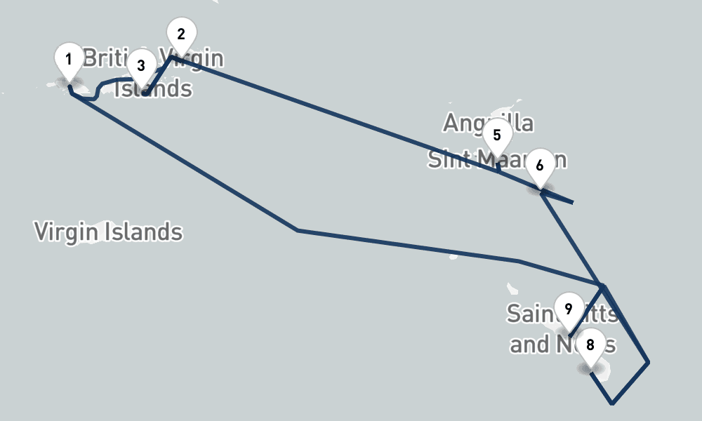 7 nights / 8 days, Saint Thomas Island (Charlotte Amalie, USVI) Round trip