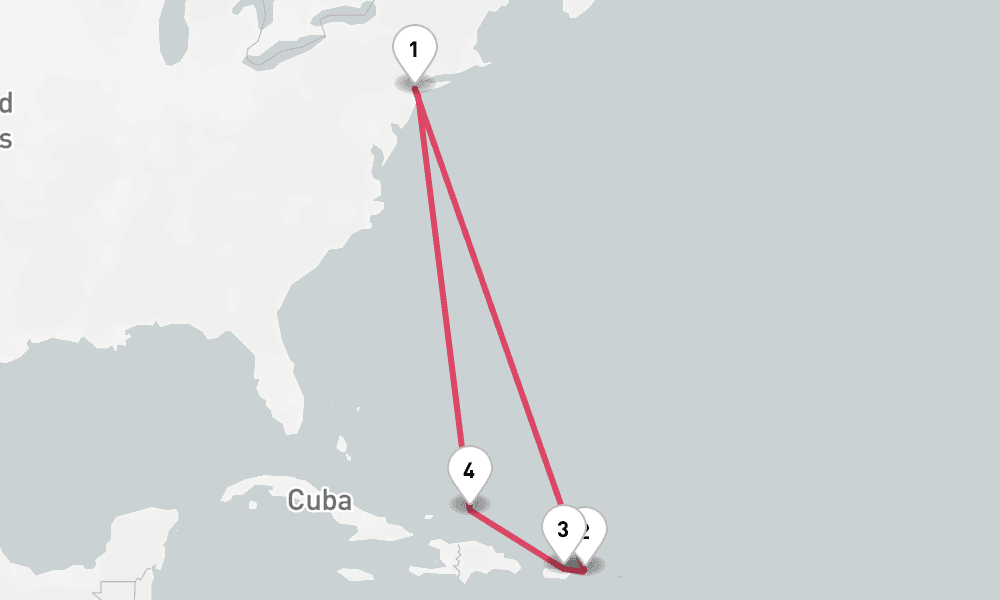 9 nights / 10 days, New York (Cape Liberty NYC) Round trip