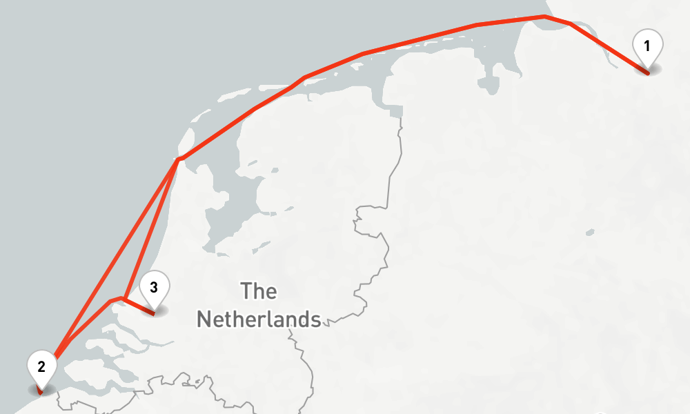 5 nights / 6 days, Hamburg Round trip