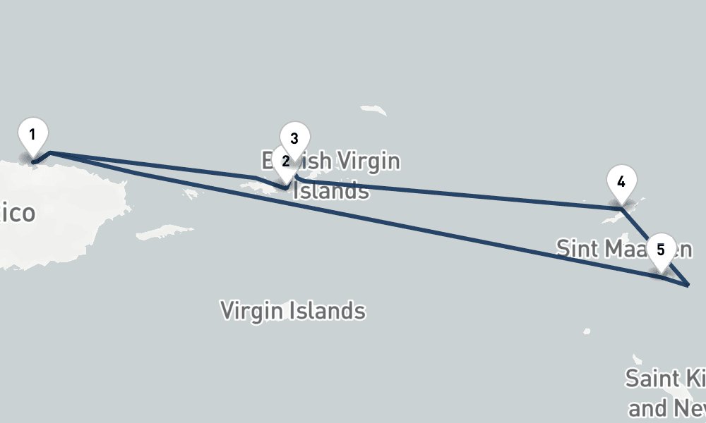 7 nights / 8 days, San Juan (Puerto Rico) Round trip