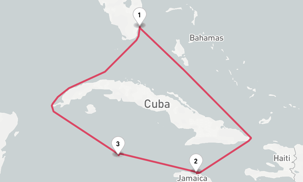 6 nights / 7 days, Miami (Florida) Round trip