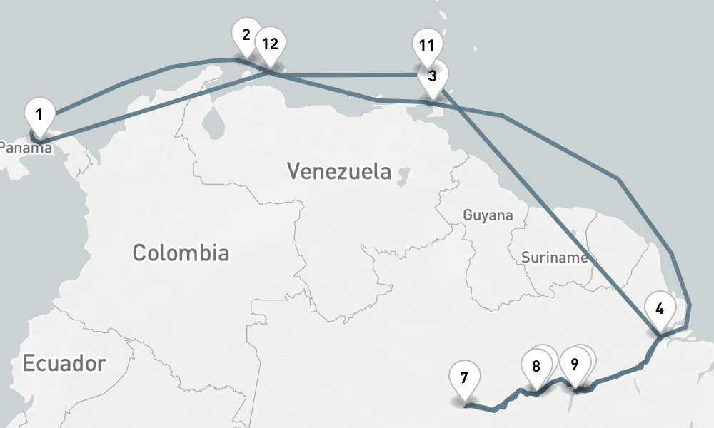 22 nights / 23 days, Panama City (Fuerte Amador, Balboa) Round trip