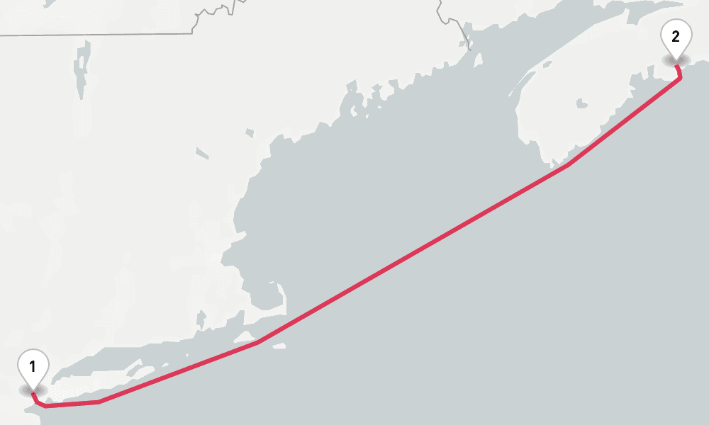 4 nights / 5 days, New York (Cape Liberty NYC) Round trip