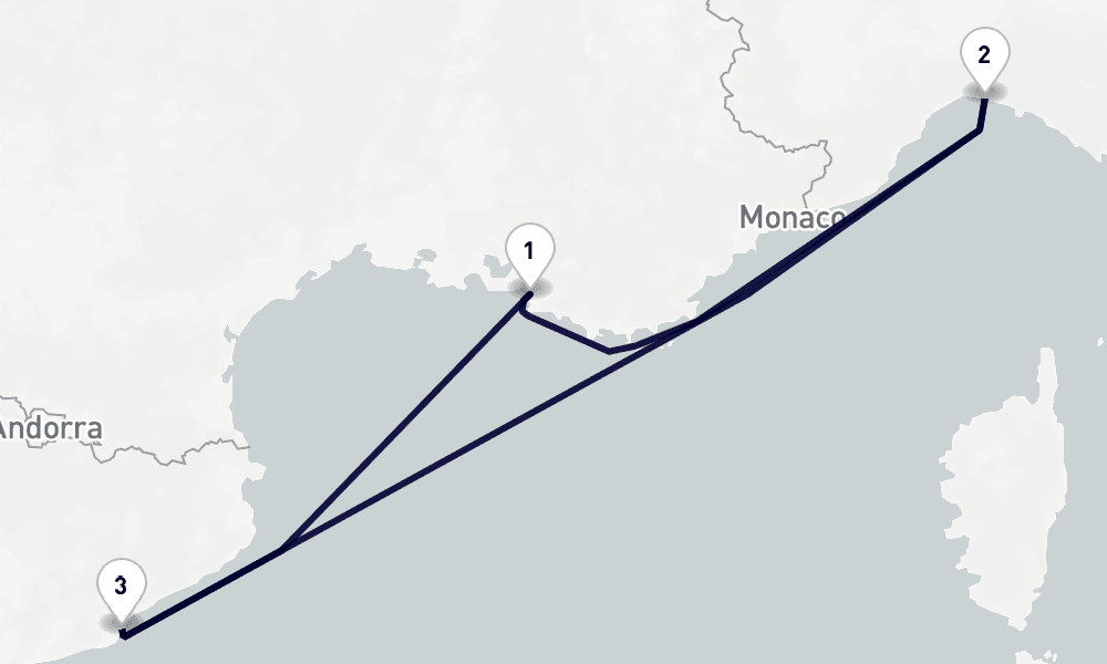 4 nights / 5 days, Marseille Round trip