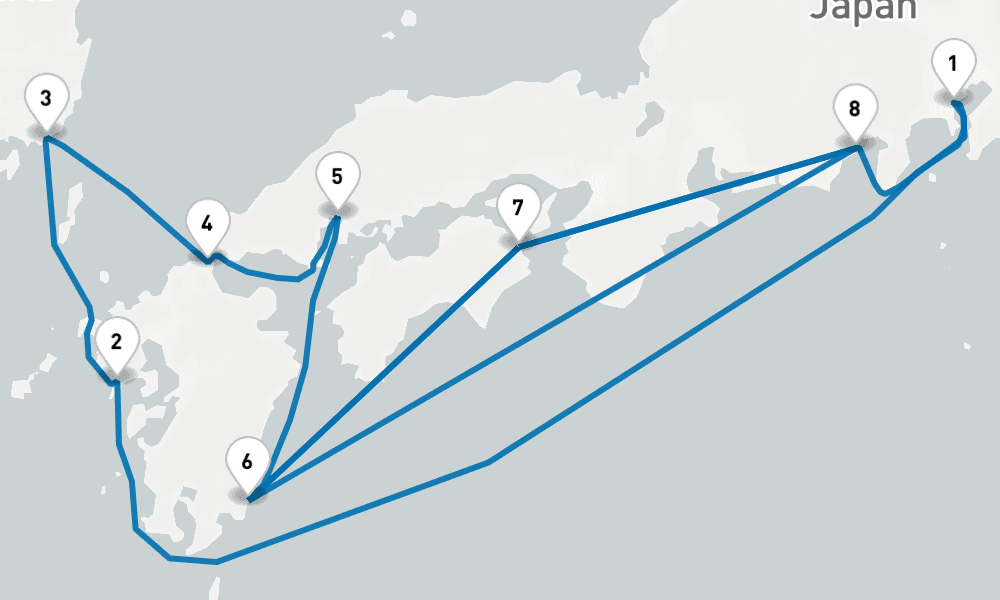 【横浜発着】 季節で巡る西日本と韓国 10日間 D [M630] 10日間