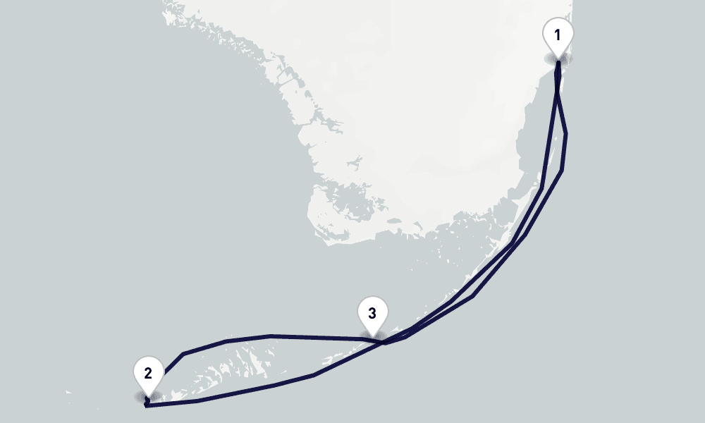 3 nights / 4 days, Miami (Florida) Round trip