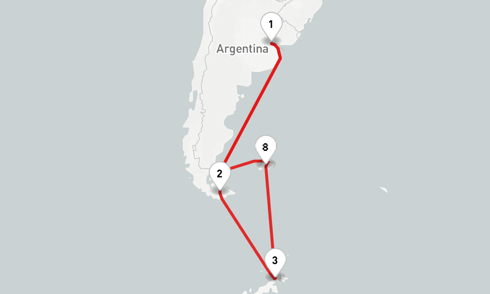 14 nights / 15 days, Buenos Aires Round trip