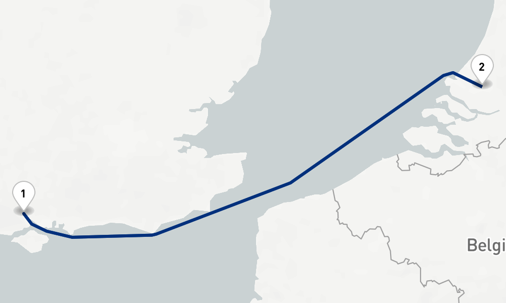 4 nights / 5 days, Southampton (England) Round trip