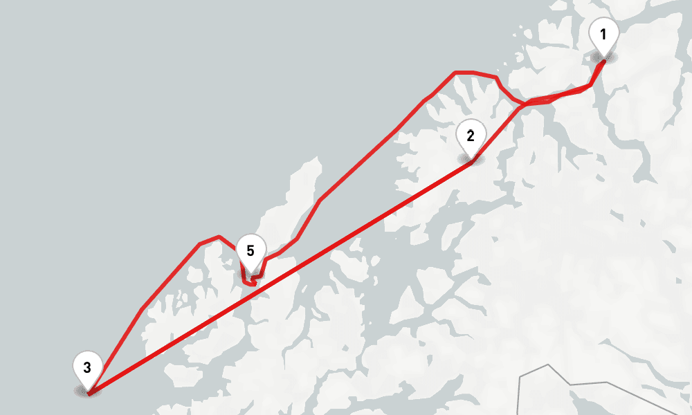7 nights / 8 days, Tromso Round trip