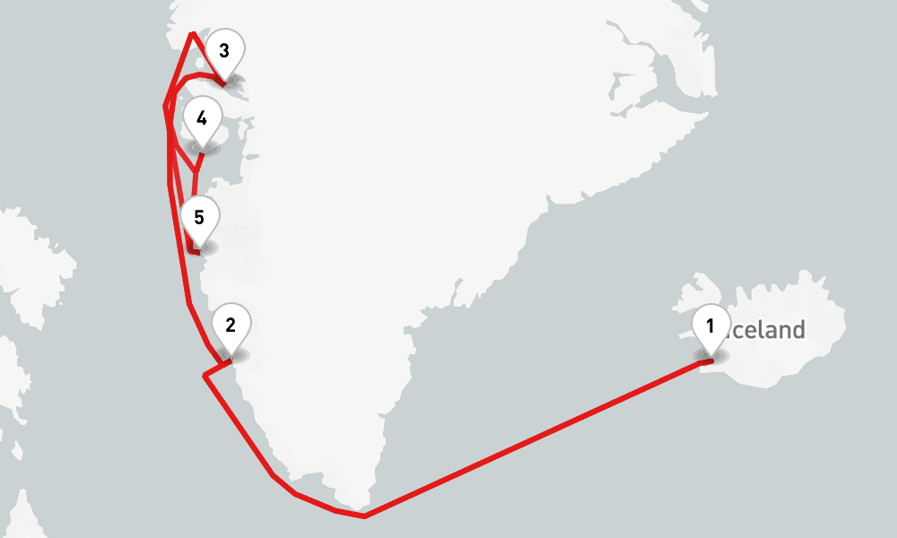 14 nights / 15 days, Reykjavik Round trip