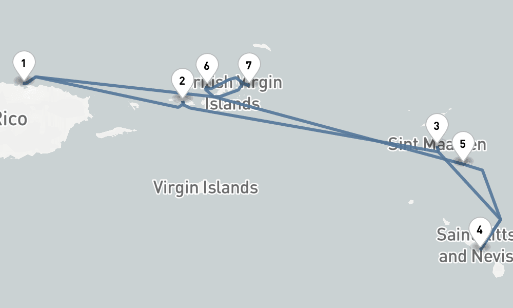 7 nights / 8 days, San Juan (Puerto Rico) Round trip