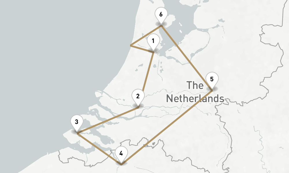 7 nights / 8 days, Amsterdam (Holland) Round trip