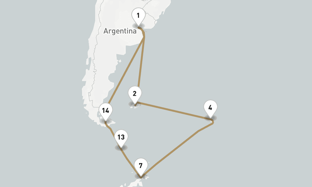 21 nights / 22 days, Buenos Aires Round trip