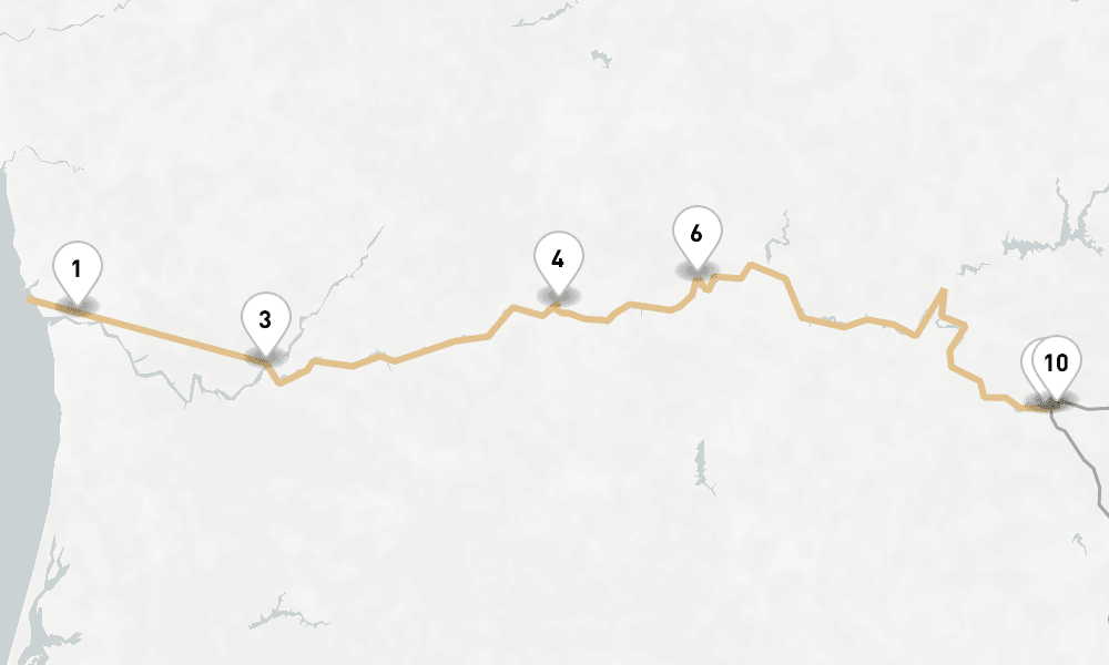 7 nights / 8 days, one-way from Porto to Vega de Terron