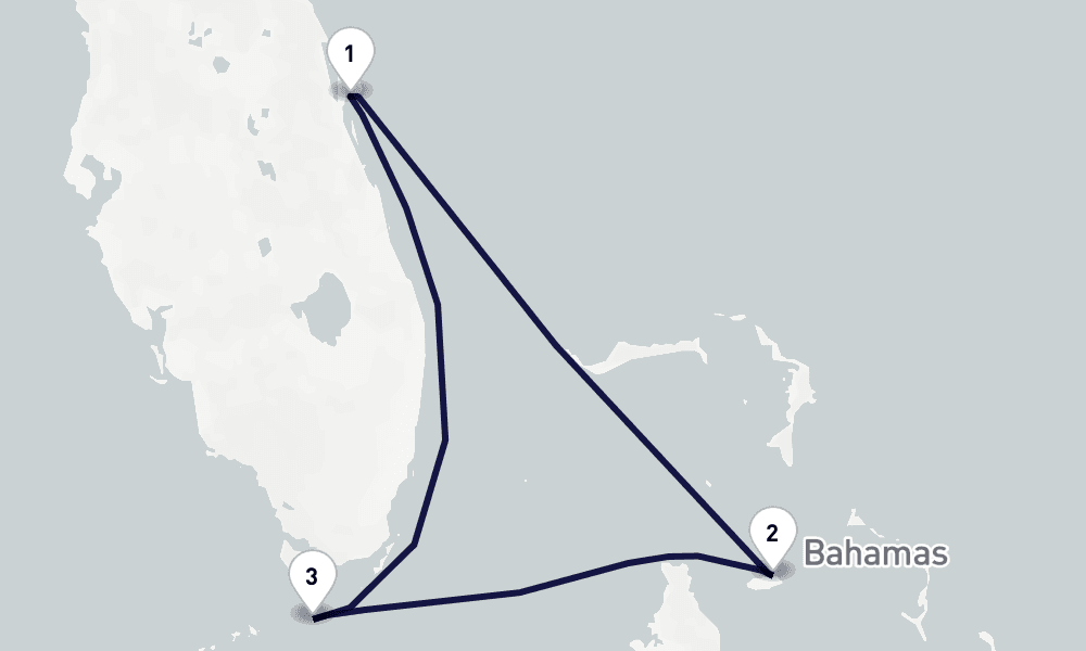 3 nights / 4 days, Port Canaveral (Orlando, Florida) Round trip