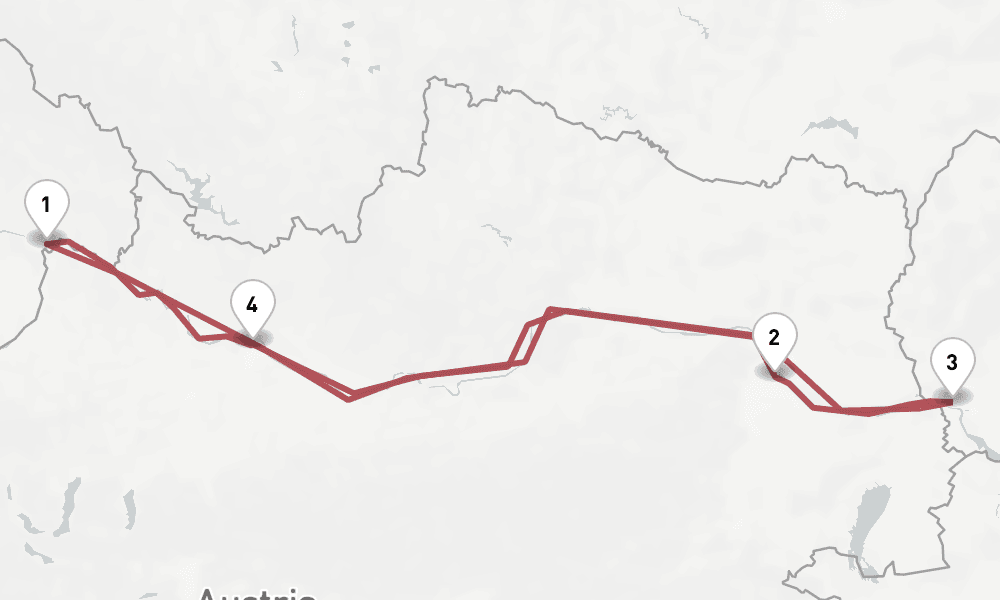 4 nights / 5 days, Passau Round trip