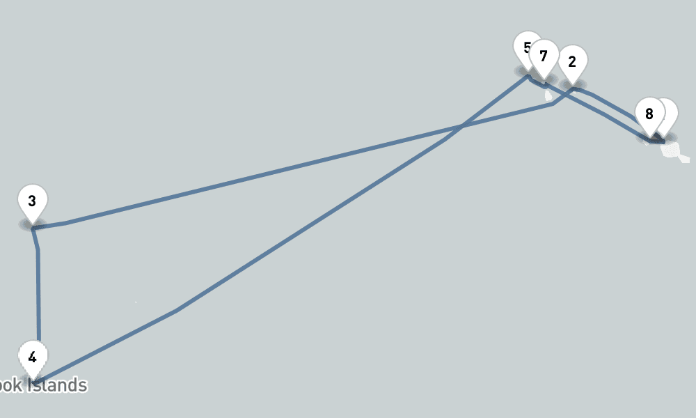 10 nights / 11 days, Papeete (Tahiti Island, French Polynesia) Round trip