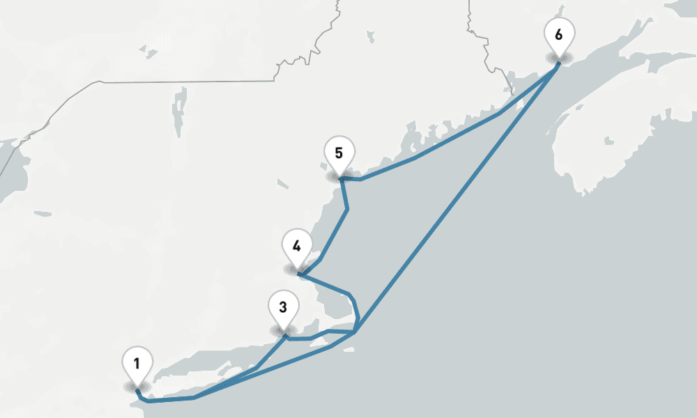 8 nights / 9 days, New York (Cape Liberty NYC) Round trip