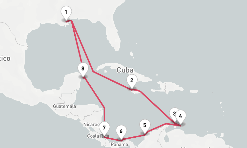 14 nights / 15 days, New Orleans (Louisiana) Round trip