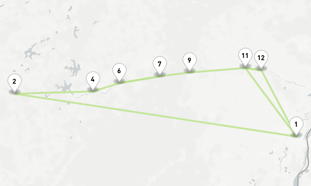 6 nights / 7 days, Strasbourg Round trip
