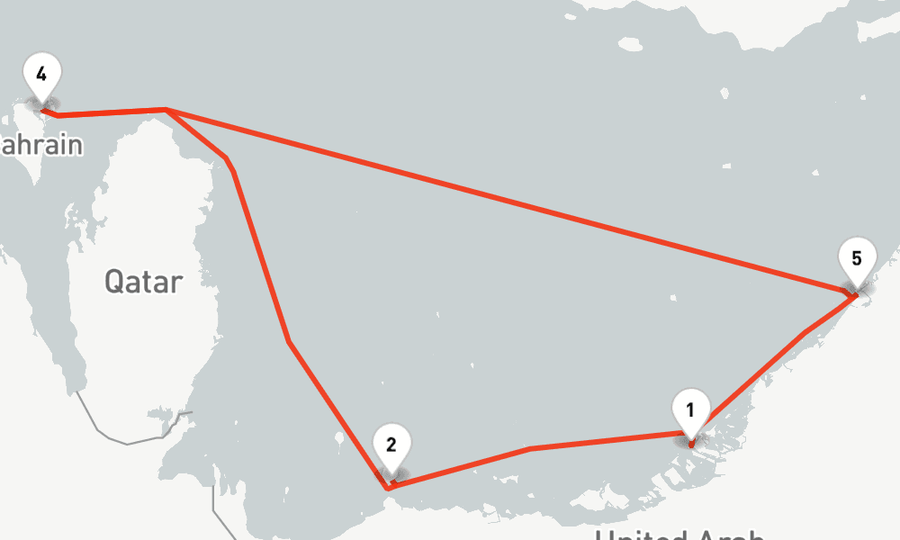 7 nights / 8 days, Abu Dhabi Round trip
