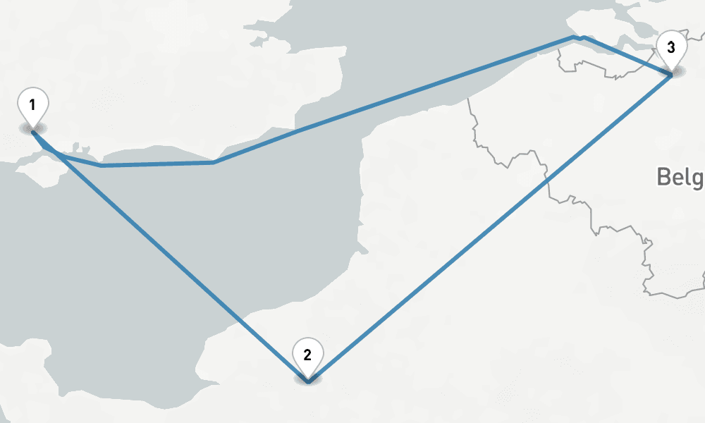 6 nights / 7 days, Southampton (England) Round trip