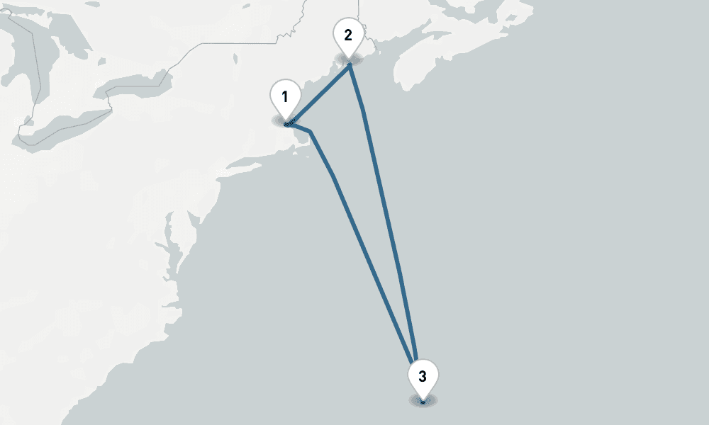 7 nights / 8 days, Boston (Massachusetts) Round trip