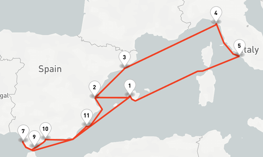 14 nights / 15 days, Palma de Mallorca (Majorca Island, Spain) Round trip