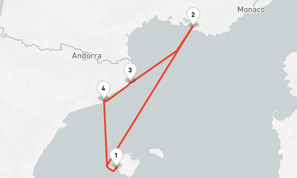 5 nights / 6 days, Palma de Mallorca (Majorca Island, Spain) Round trip