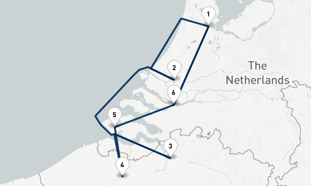 7 nights / 8 days, Amsterdam (Holland) Round trip