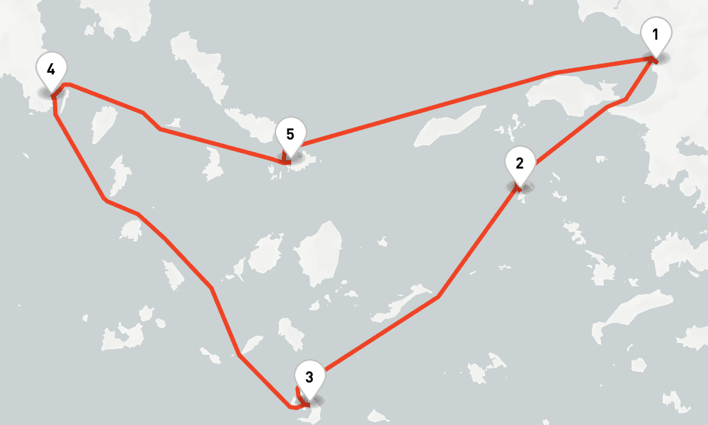 3 nights / 4 days, Kusadasi (Ephesus, Turkey) Round trip