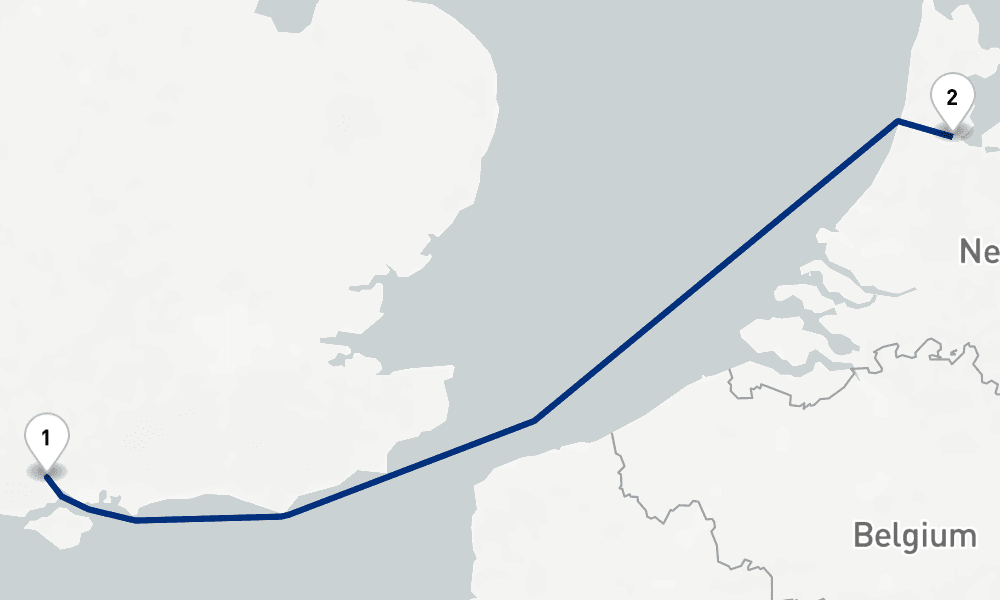 4 nights / 5 days, Southampton (England) Round trip