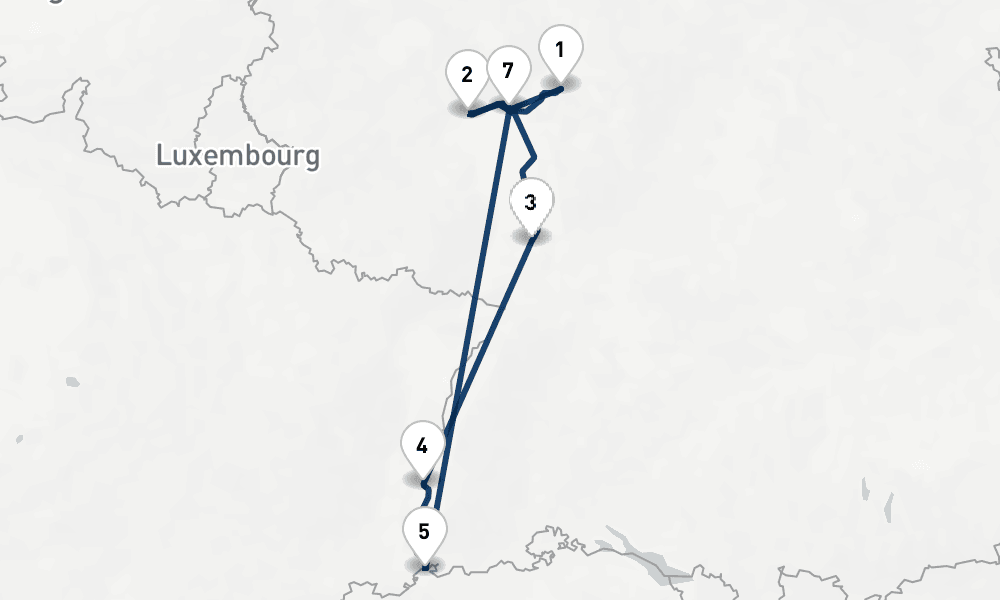 7 nights / 8 days, Frankfurt am Main Round trip