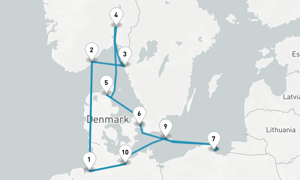 12 nights / 13 days, Bremerhaven (Bremen, Germany) Round trip