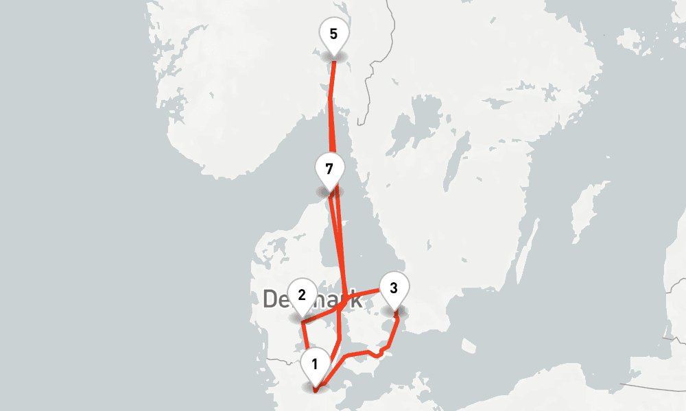 7 nights / 8 days, Kiel Round trip