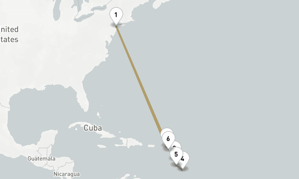 12 nights / 13 days, New York (Cape Liberty NYC) Round trip