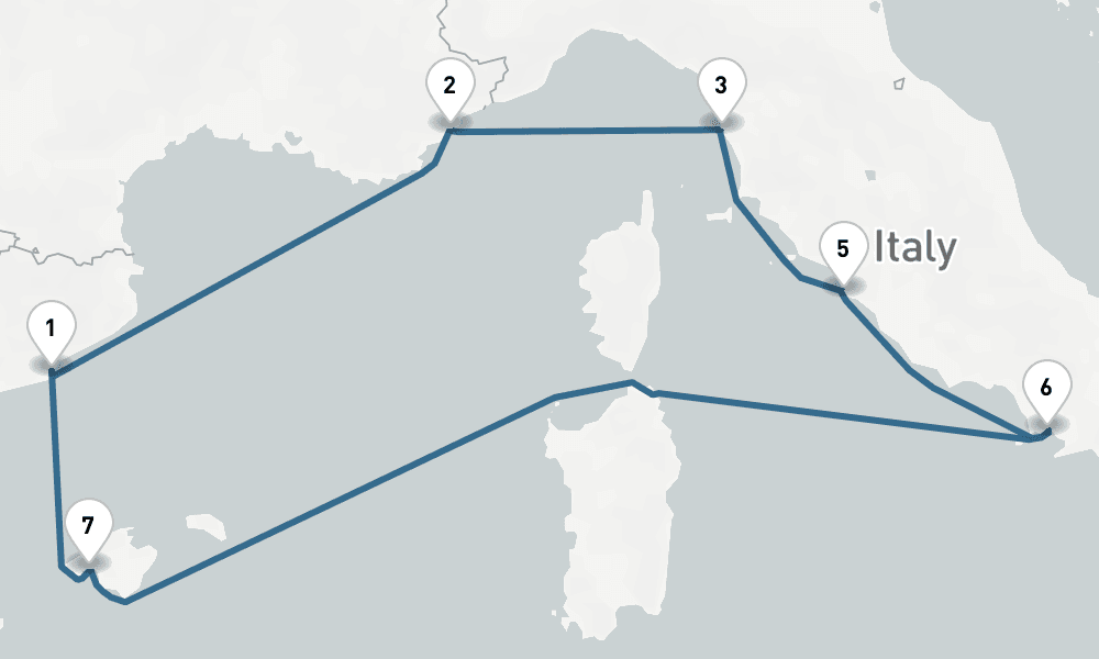 9 nights / 10 days, Barcelona Round trip