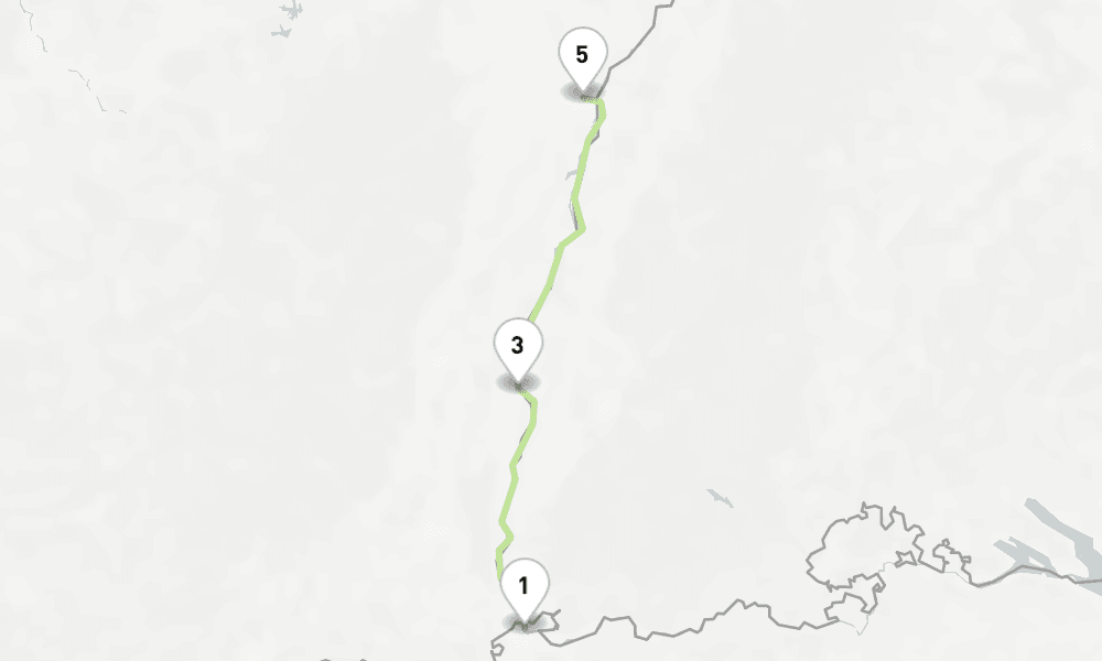 3 nights / 4 days, one-way from Basel to Strasbourg