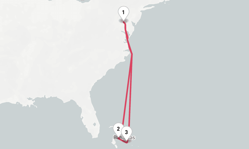 7 nights / 8 days, Baltimore (Maryland) Round trip