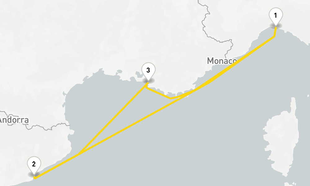 3 nights / 4 days, Genoa Round trip