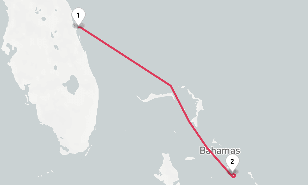 4 nights / 5 days, Port Canaveral (Orlando, Florida) Round trip