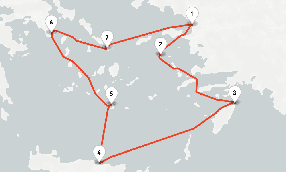 4 nights / 5 days, Kusadasi (Ephesus, Turkey) Round trip