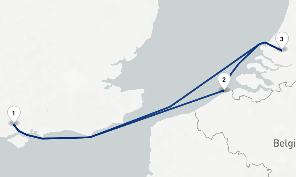 5 nights / 6 days, Southampton (England) Round trip