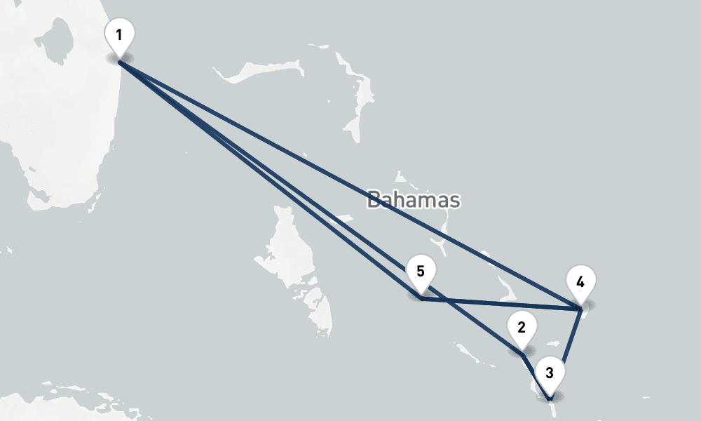 7 nights / 8 days, West Palm Beach (Florida) Round trip