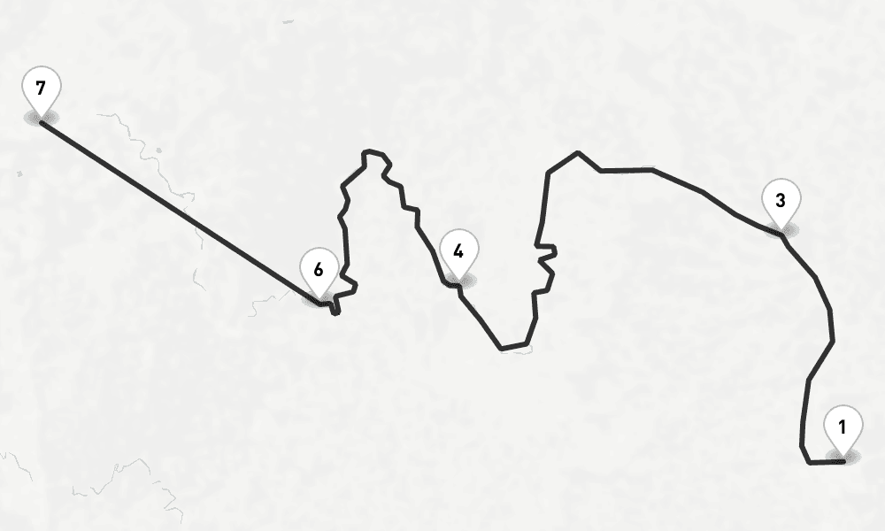 7 nights / 8 days, one-way from Nuremberg to Frankfurt am Main