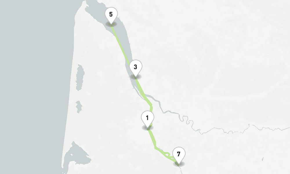 5 nights / 6 days, Bordeaux Round trip