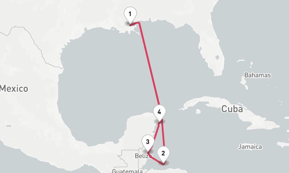 7 nights / 8 days, New Orleans (Louisiana) Round trip