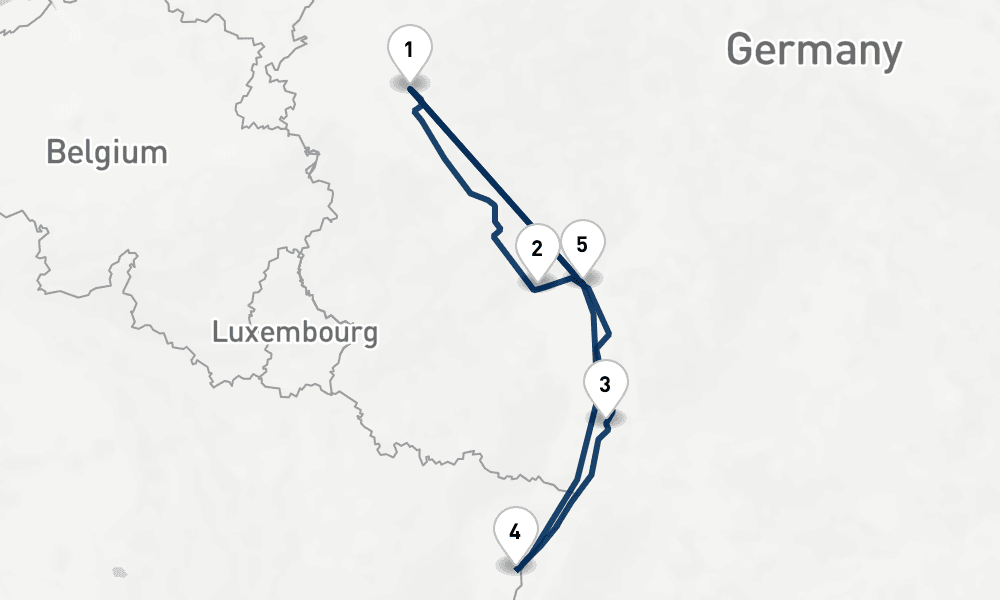 5 nights / 6 days, Cologne Round trip