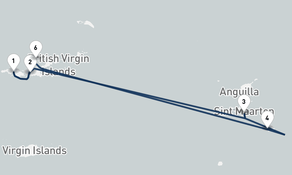 5 nights / 6 days, Saint Thomas Island (Charlotte Amalie, USVI) Round trip
